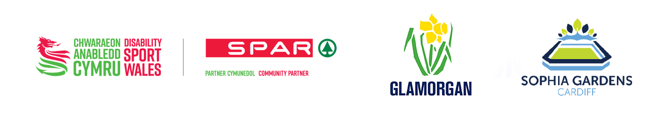 DSW, SPAR, Glamorgan Cricket and Sophia Gardens logos
